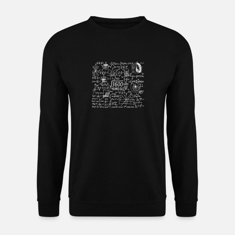 60th Birthday Math Mathematician - Unisex Sweatshirt - black