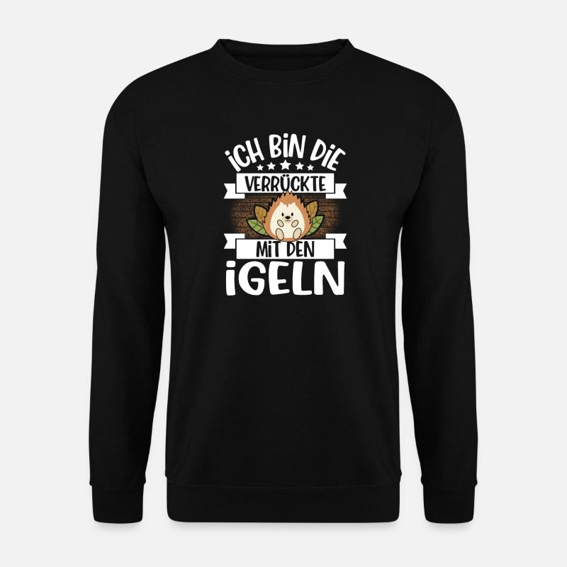 Igel - Unisex Pullover - Schwarz
