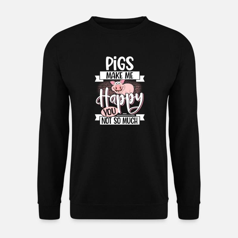 pig - Unisex Sweatshirt - black