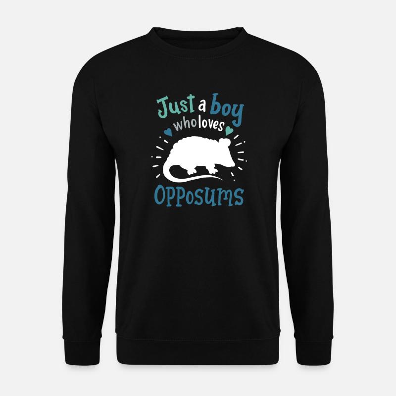 Opossum Opossum-Liebhaber - Unisex Pullover - Schwarz