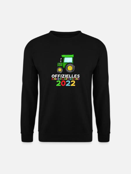 Kindergarten 2022 Traktor Geschenk - Unisex Pullover - Schwarz