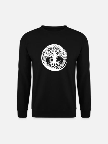 Tree of Life Knot Design - Unisex Sweatshirt - black