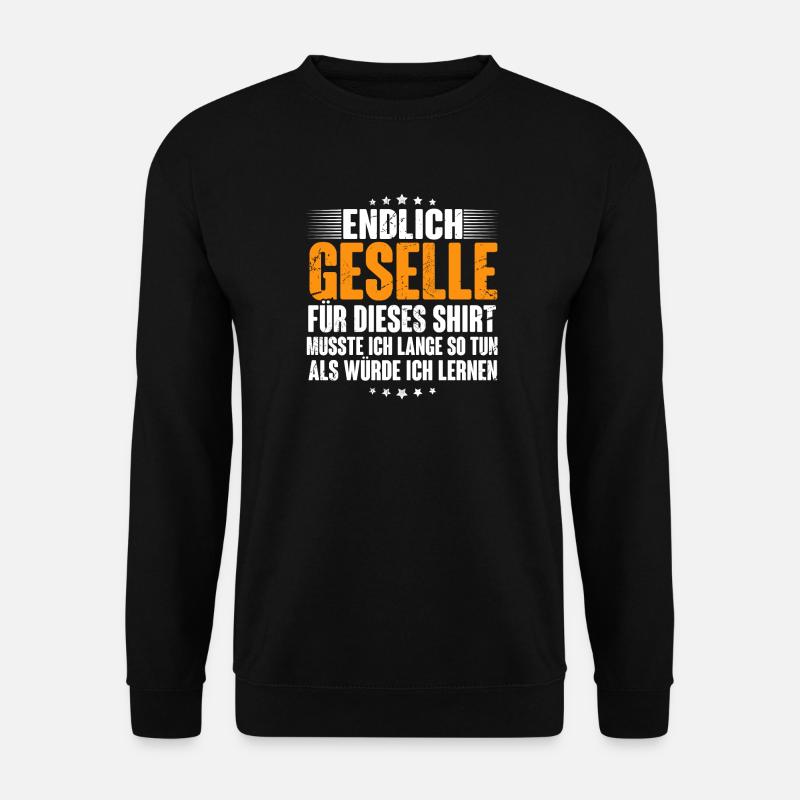 Geselle Gesellenprüfung - Unisex Pullover - Schwarz