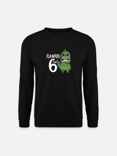 6. Geburtstag - 6 Jahre alt - Ich bin 6 - Unisex Pullover - Schwarz