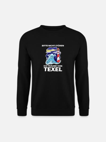 Texel Leuchtturm Nordsee - Unisex Pullover - Schwarz
