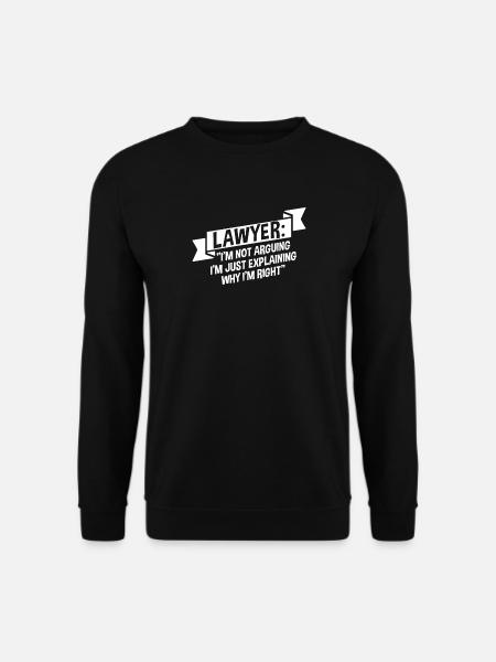 Anwalt Jurist - Unisex Pullover - Schwarz