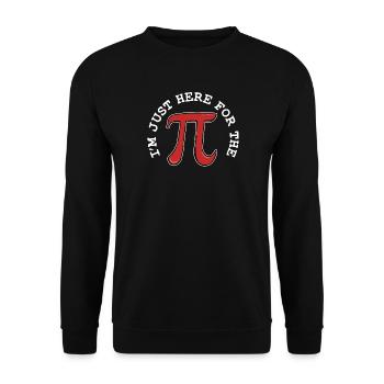 Pi-Tag Pi Math - Unisex Pullover - Schwarz - Vorne - Alina (178cm) & Michal (187cm)