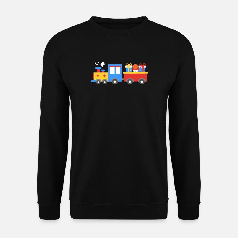 Zug Modelleisenbahn - Unisex Pullover - Schwarz