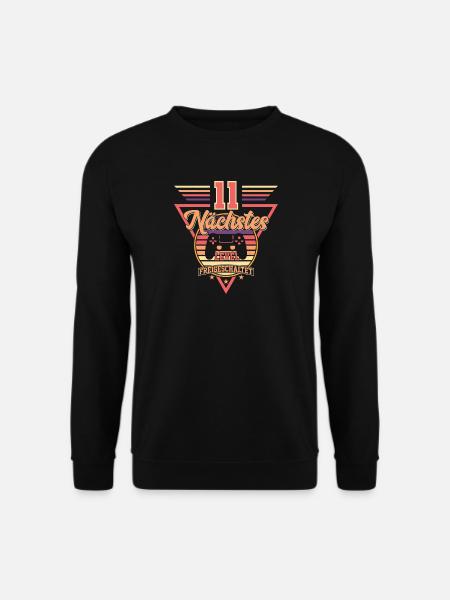 11. Geburtstag Level Freigeschaltet - Unisex Pullover - Schwarz