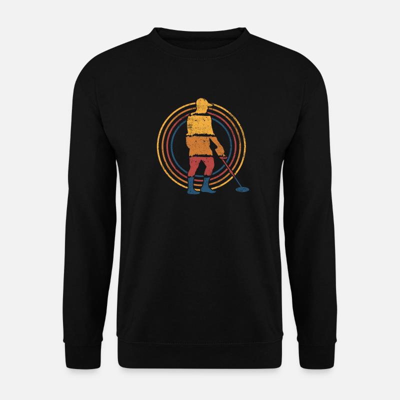 Metalldetektor Detektor - Unisex Pullover - Schwarz