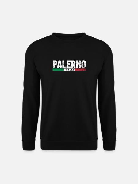 Palermo Italien Flagge - Unisex Pullover - Schwarz
