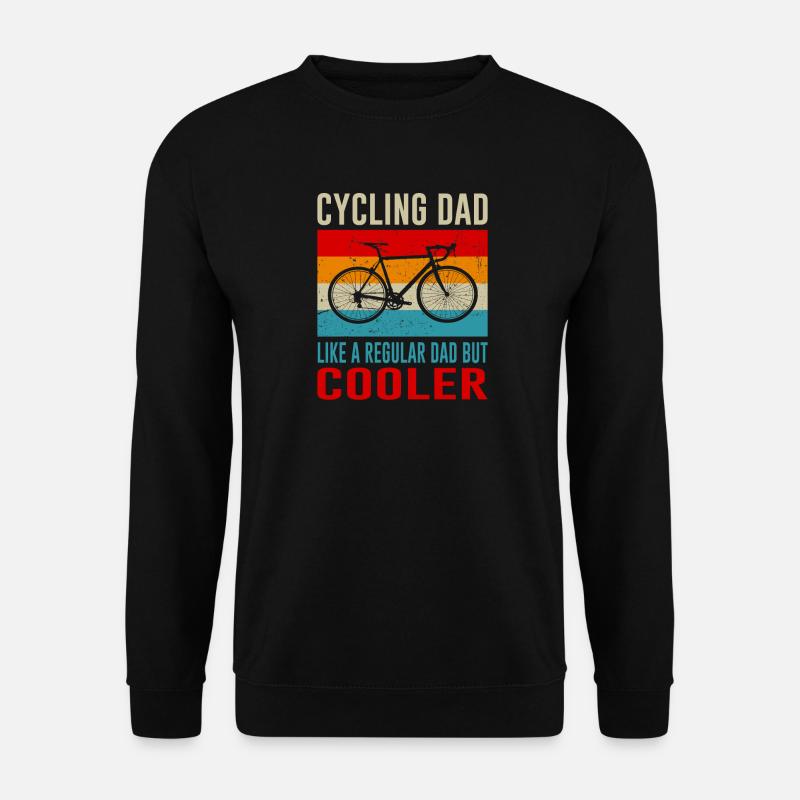 Cycling Dad Bike Rider Gift - Unisex Pullover - Schwarz