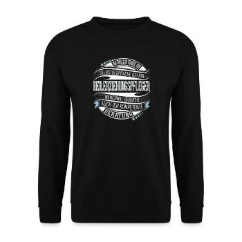 Heilerziehungspfleger - Unisex Pullover - Schwarz - Vorne - Alina (178cm) & Michal (187cm)