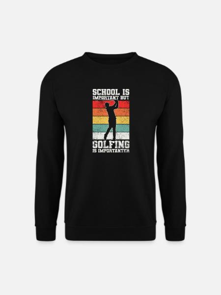 Golfer Golfspieler - Unisex Pullover - Schwarz