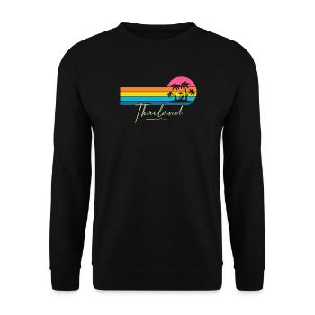 Thailand - Unisex Sweatshirt - black - Front - Alina (178cm) & Michal (187cm)