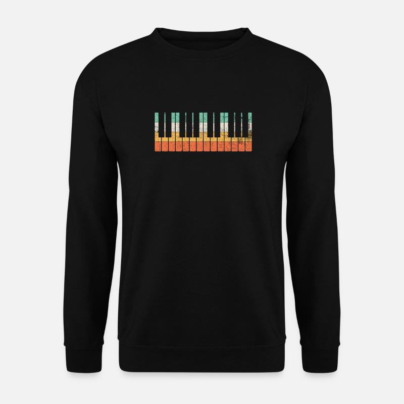 Klavier Pianist - Unisex Pullover - Schwarz