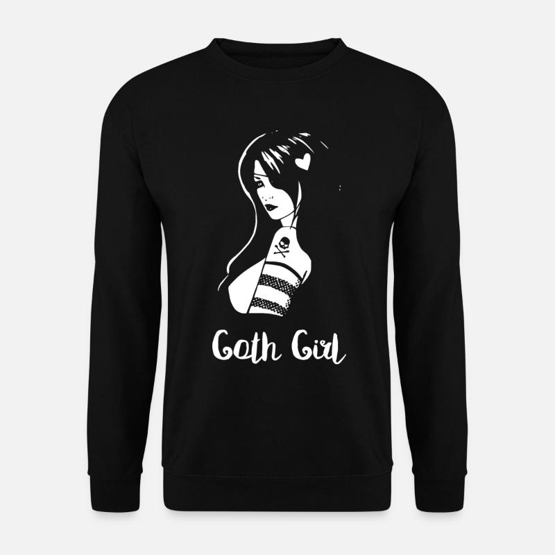 Goth Girl - Unisex Pullover - Schwarz