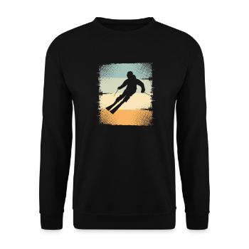Ski - Sweat-shirt Unisexe - noir - Devant - Alina (178cm) & Michal (187cm)