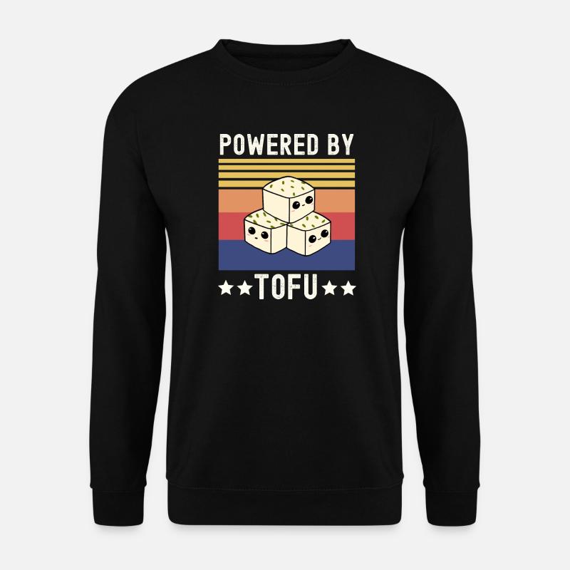 Tofu Vegan Veganer - Unisex Pullover - Schwarz