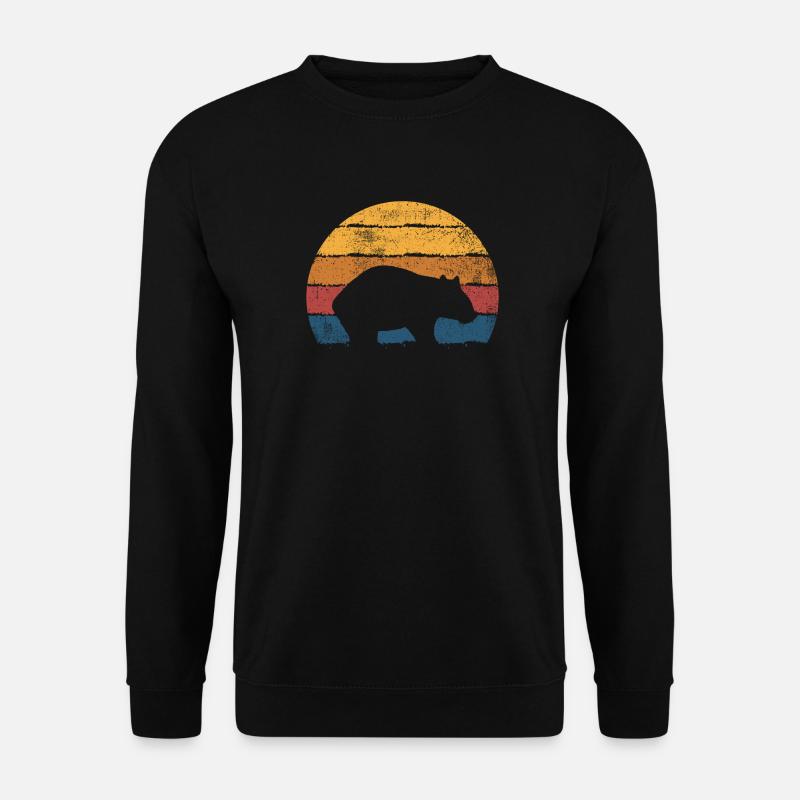Wombat Australier Wombat-Liebhaber - Unisex Pullover - Schwarz