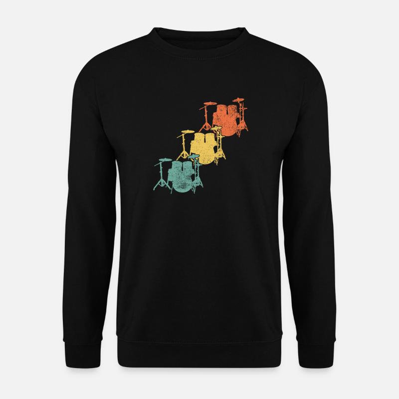 Schlagzeug Schlagzeuger - Unisex Pullover - Schwarz
