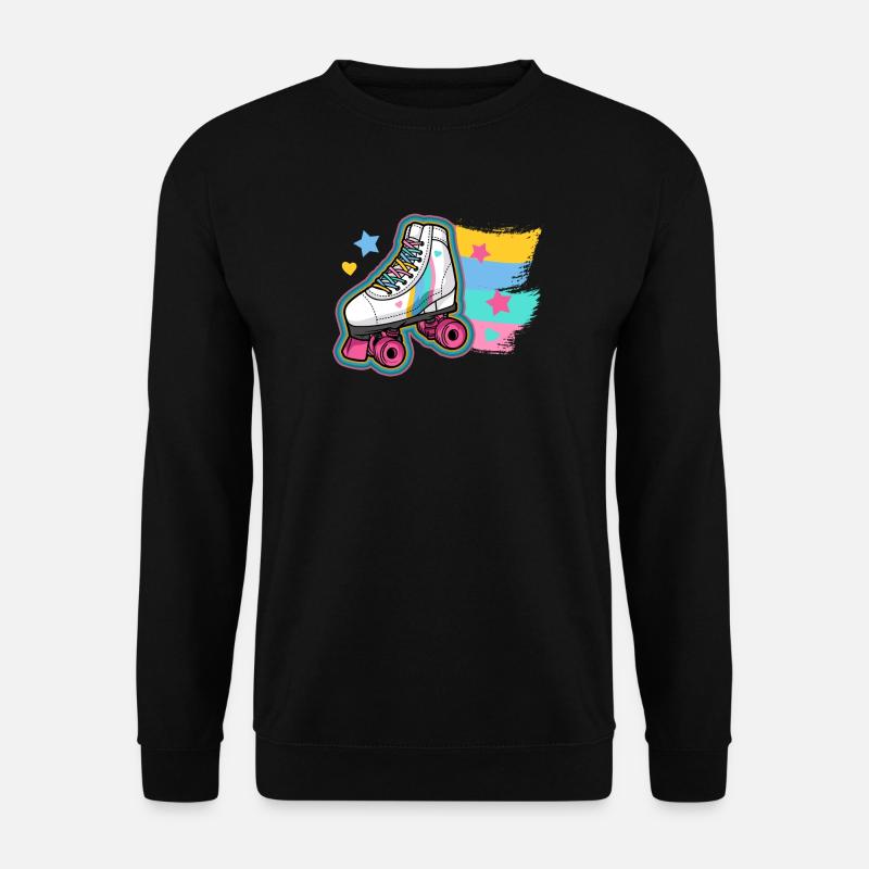 Rollschuhe Rollschuhläufer - Unisex Pullover - Schwarz