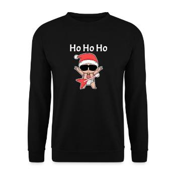 Cool Baby Weihnachten - Unisex Pullover - Schwarz - Vorne - Alina (178cm) & Michal (187cm)