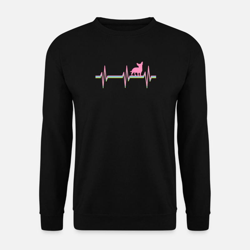 Chihuahua Chihuahua-Liebhaber - Unisex Pullover - Schwarz