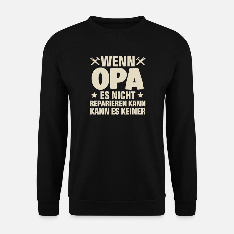 Opa - Unisex Pullover - Schwarz