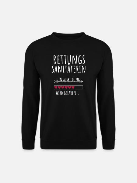 Rettungssanitäterin in Ausbildung Geschenk - Unisex Pullover - Schwarz