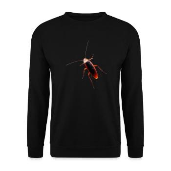 Cockroach cockroach insect cockroach - Unisex Sweatshirt - black - Front - Alina (178cm) & Michal (187cm)