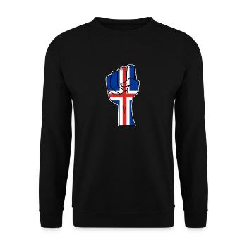 Island - Unisex Pullover - Schwarz - Vorne - Alina (178cm) & Michal (187cm)