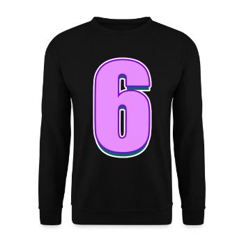 6 - Unisex Sweatshirt - black - Front - Alina (178cm) & Michal (187cm)