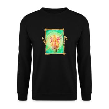 Magic Elf Shunija - Sonja Ariel von Staden - Unisex Sweatshirt - black - Front - Alina (178cm) & Michal (187cm)