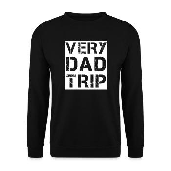 Very Dad Trip - Sweat-shirt Unisexe - noir - Devant - Alina (178cm) & Michal (187cm)