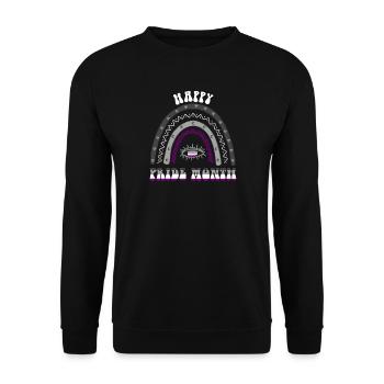 Boho Rainbow Happy Pride Mois Asexué - Sweat-shirt Unisexe - noir - Devant - Alina (178cm) & Michal (187cm)