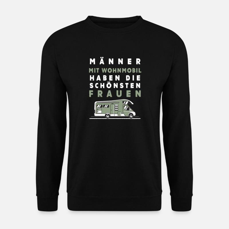 Wohnmobil Männer – Schönste Frauen - Unisex Pullover - Schwarz