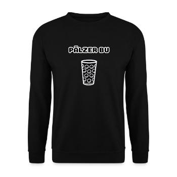Pälzer Bu - Unisex Pullover - Schwarz - Vorne - Alina (178cm) & Michal (187cm)