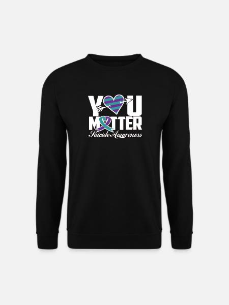 Suicide Awareness You Matter - Unisex Sweatshirt - black