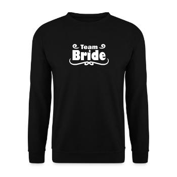 Équipe Bride - Sweat-shirt Unisexe - noir - Devant - Alina (178cm) & Michal (187cm)