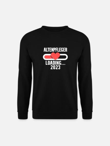 Altenpfleger 2023 Loading - Unisex Pullover - Schwarz