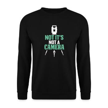Ironic Message Photography - Unisex Sweatshirt - black - Front - Alina (178cm) & Michal (187cm)