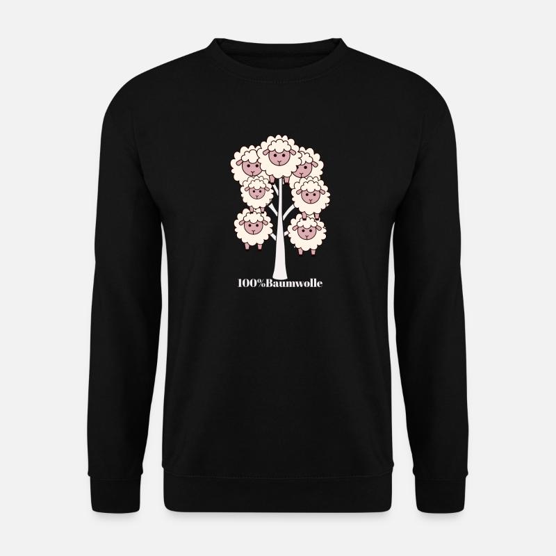 Tshirt Cotton - Unisex Sweatshirt - black
