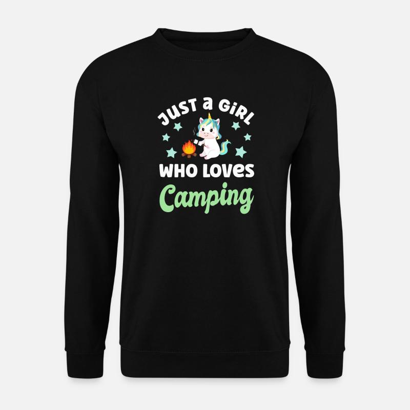 Camping Campen - Unisex Sweatshirt - black