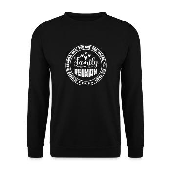 Family Reunion Eine Familie die miteinander betet - Unisex Pullover - Schwarz - Vorne - Alina (178cm) & Michal (187cm)