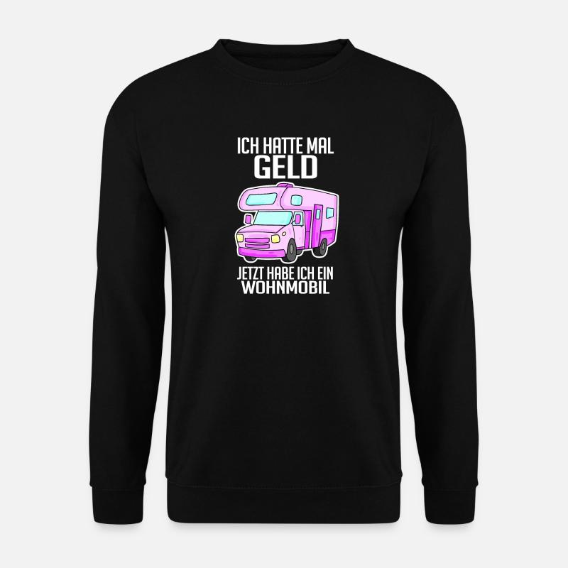 Wohnmobil Wohnwagen Campen Camping - Unisex Pullover - Schwarz