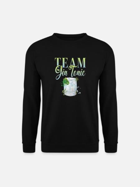 Team Gin Cocktail for Bartenders - Unisex Sweatshirt - black