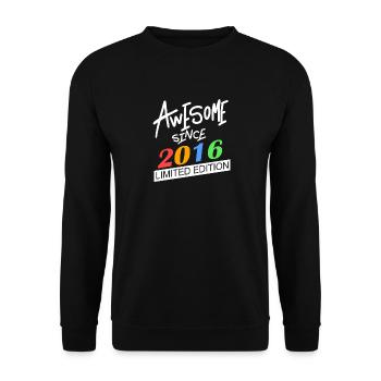 2016 - Millésime 2016 - Fantastique depuis 2016 - Sweat-shirt Unisexe - noir - Devant - Alina (178cm) & Michal (187cm)