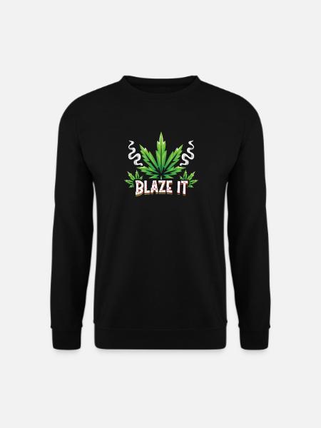 Blaze it - Unisex Pullover - Schwarz