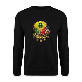 Empire ottoman - Osmanli Armasi - Tura Turk - Sweat-shirt Unisexe - noir - Devant - Alina (178cm) & Michal (187cm)
